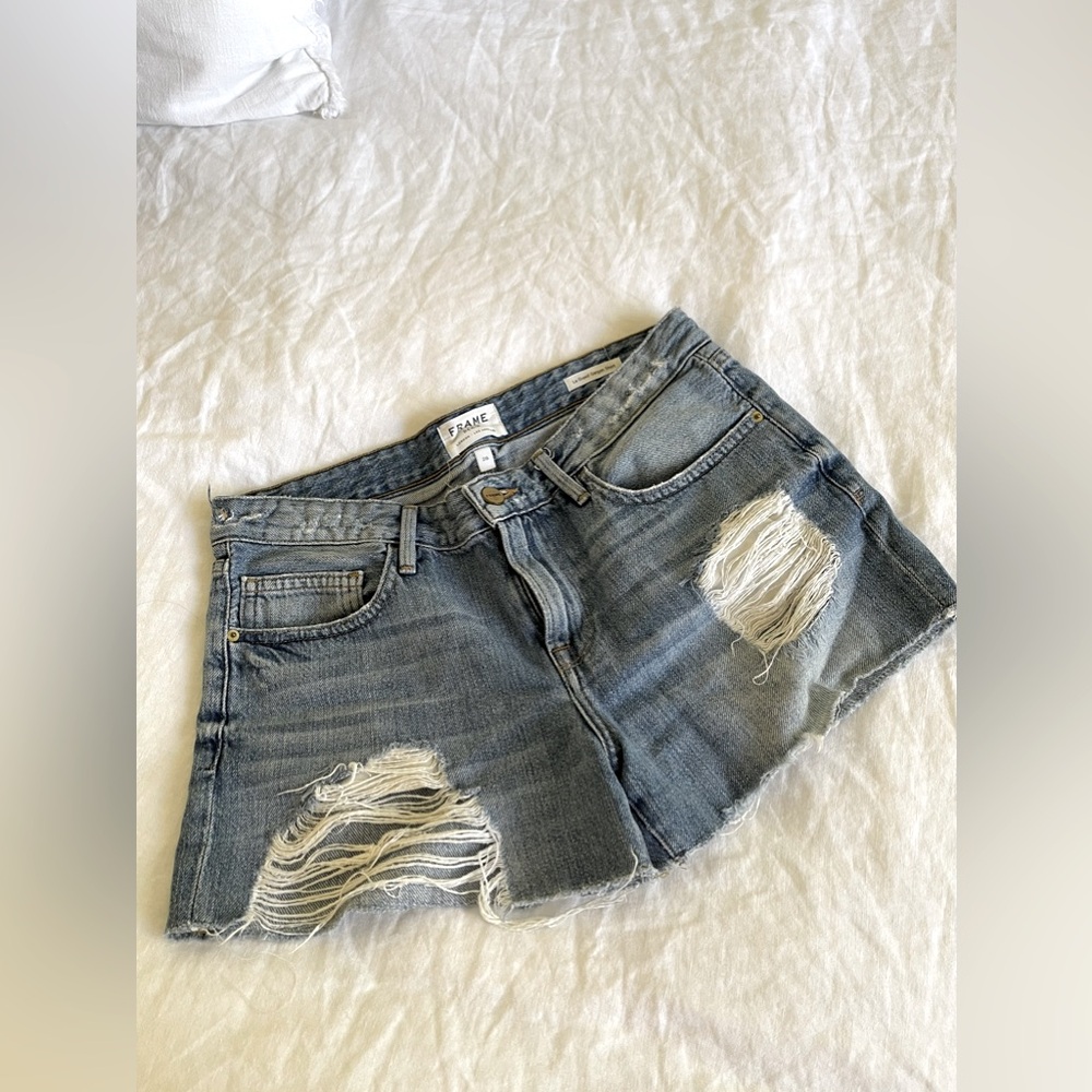 Frame denim shorts